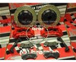 正品意大利BREMBO卡宴版剎車套裝布雷博剎車鮑魚(yú)賽道必備