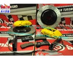 奔馳W203升級BREMBO F50剎車套裝大四活塞剎車卡鉗